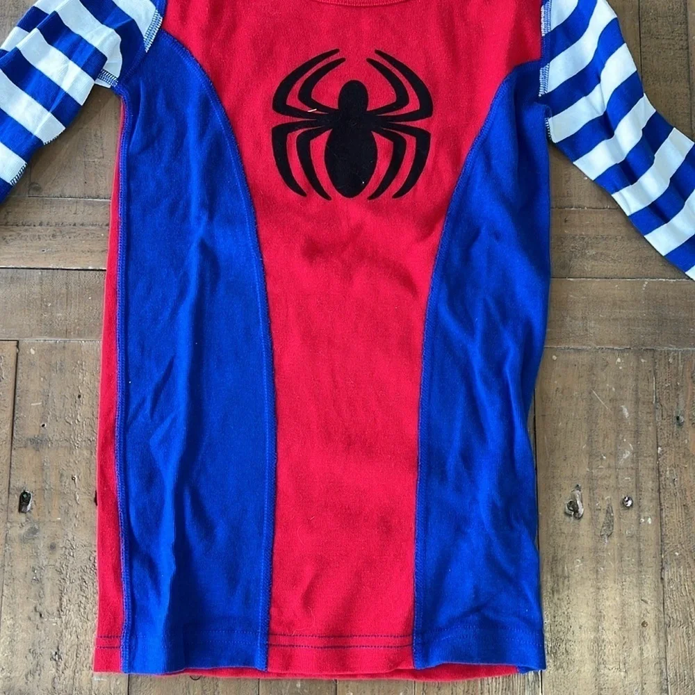 Hanna andersson marvel Spider-Man stripes pajamas